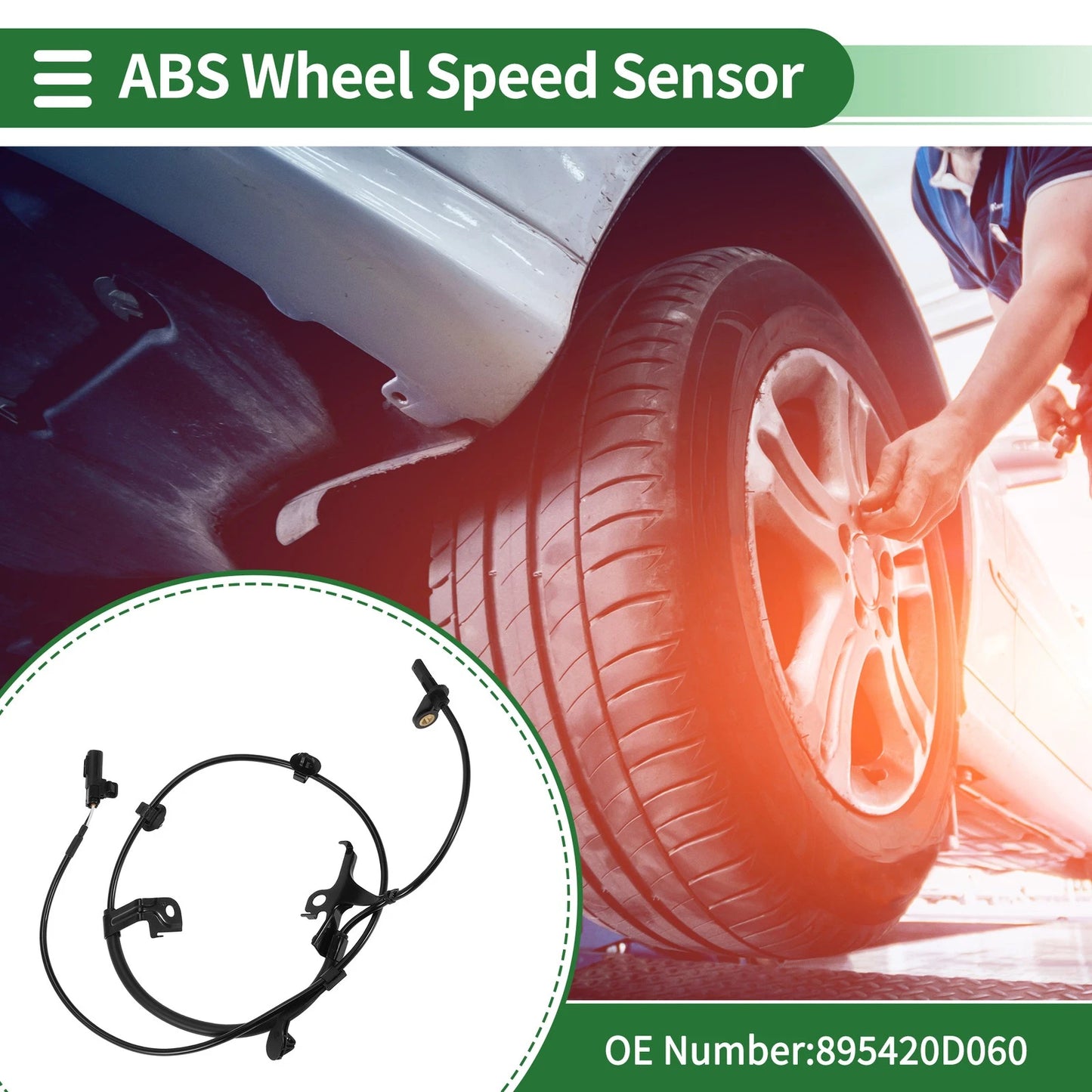 ABS Wheel Speed Sensor for Toyota Yaris FWD Right