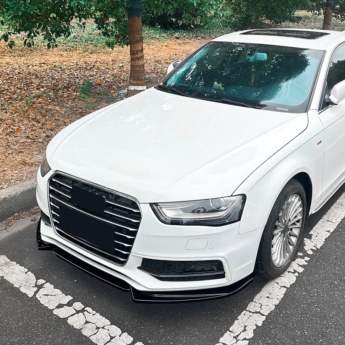 Front Spoiler Lip Splitter Kit for Audi A4 S4 B8.5 Sline (2013-2016)