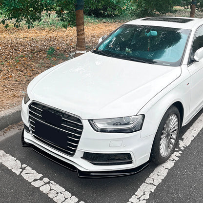 Front Spoiler Lip Splitter Kit for Audi A4 S4 B8.5 Sline (2013-2016)