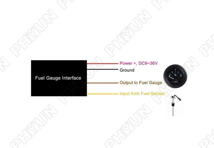 Fuel Gauge Interface Module for Car - Connect Sender to Gauges