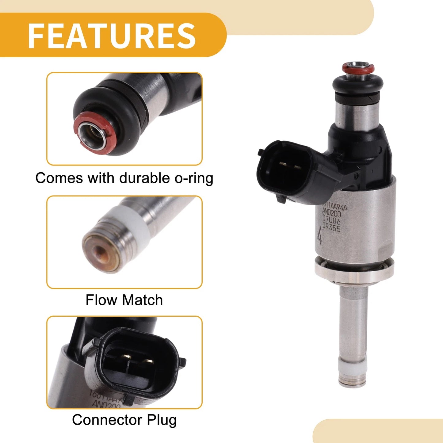 Fuel Injector No.16611AA94A for Subaru Impreza 2.0L (2017-2019)