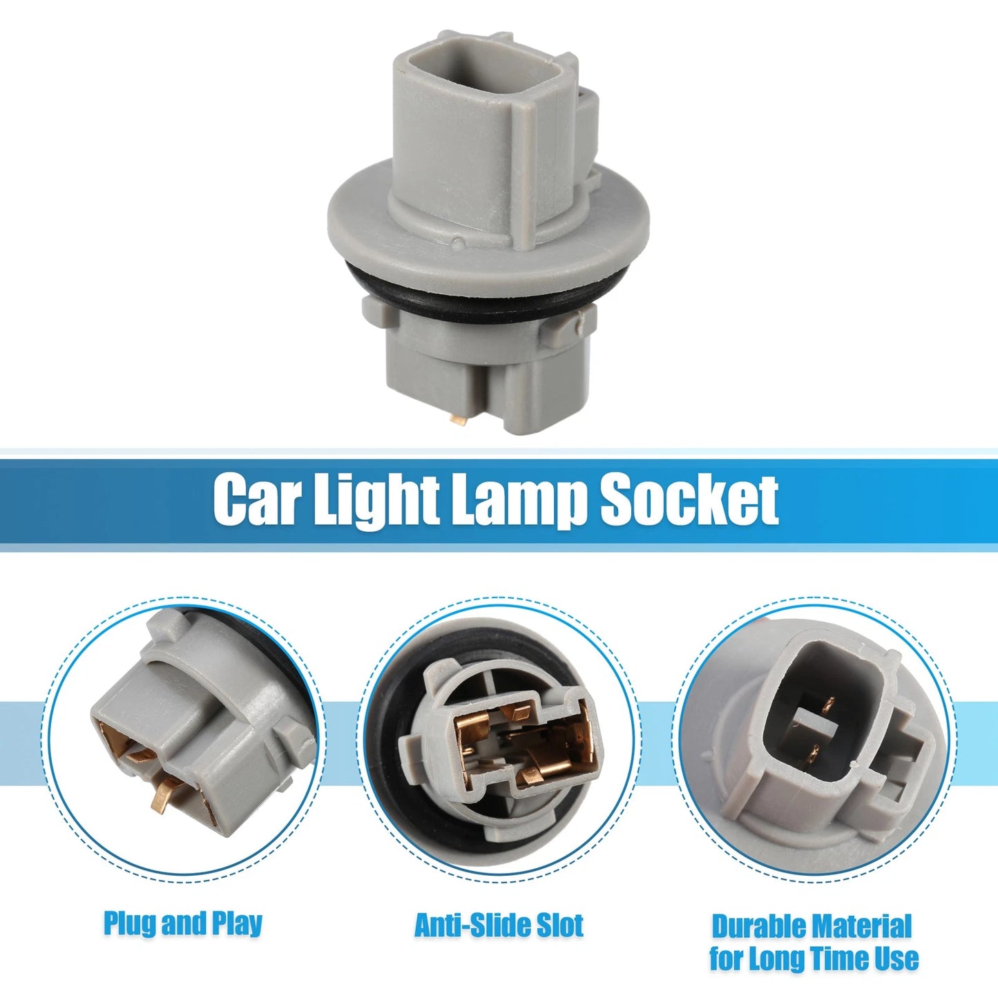 2 x Turn Signal Light Bulb Socket Base for Toyota 4Runner (2003–2005)