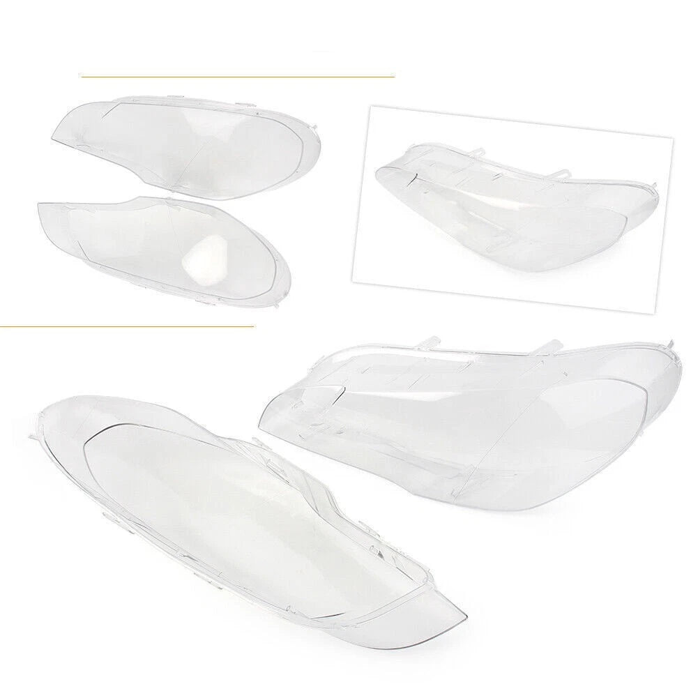 Clear Lens Cover for BMW X5 Headlight Shell Case 2007-2013