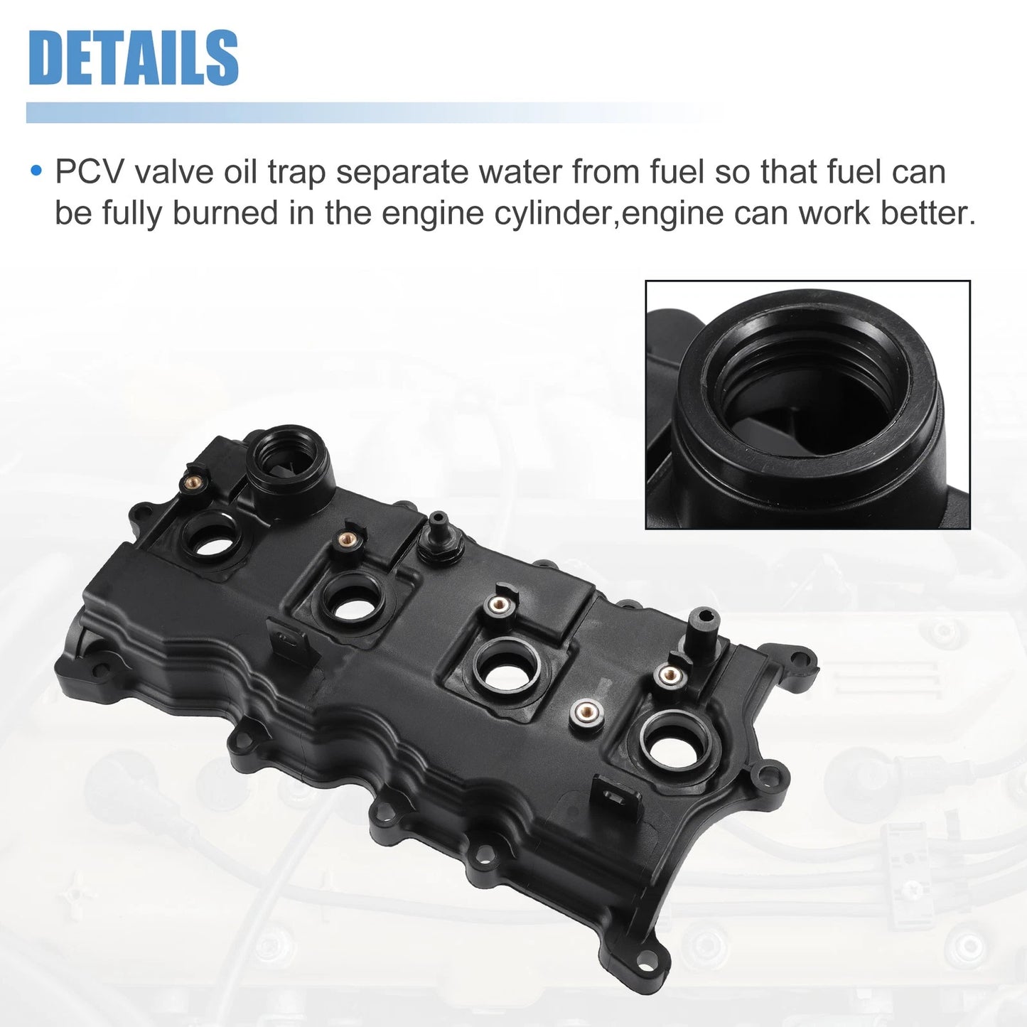 Engine Valve Cover with Gasket for Nissan Rogue (2008-2013)