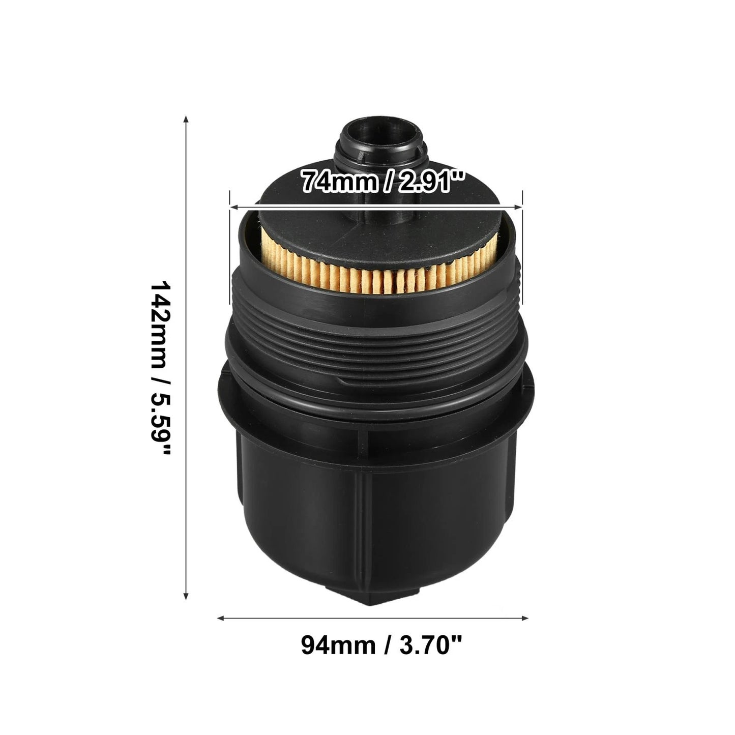 Oil Filter Cap Cover w/Oil Filter for JEEP Gladiator JT 3.0D (2021-2022)