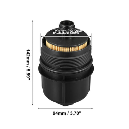 Oil Filter Cap Cover w/Oil Filter for JEEP Gladiator JT 3.0D (2021-2022)