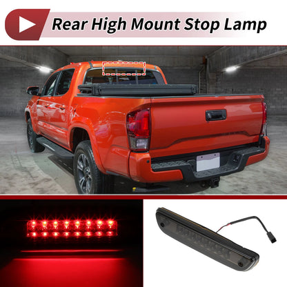 Black LED Third Brake Light for Toyota Tacoma (2005-2015)