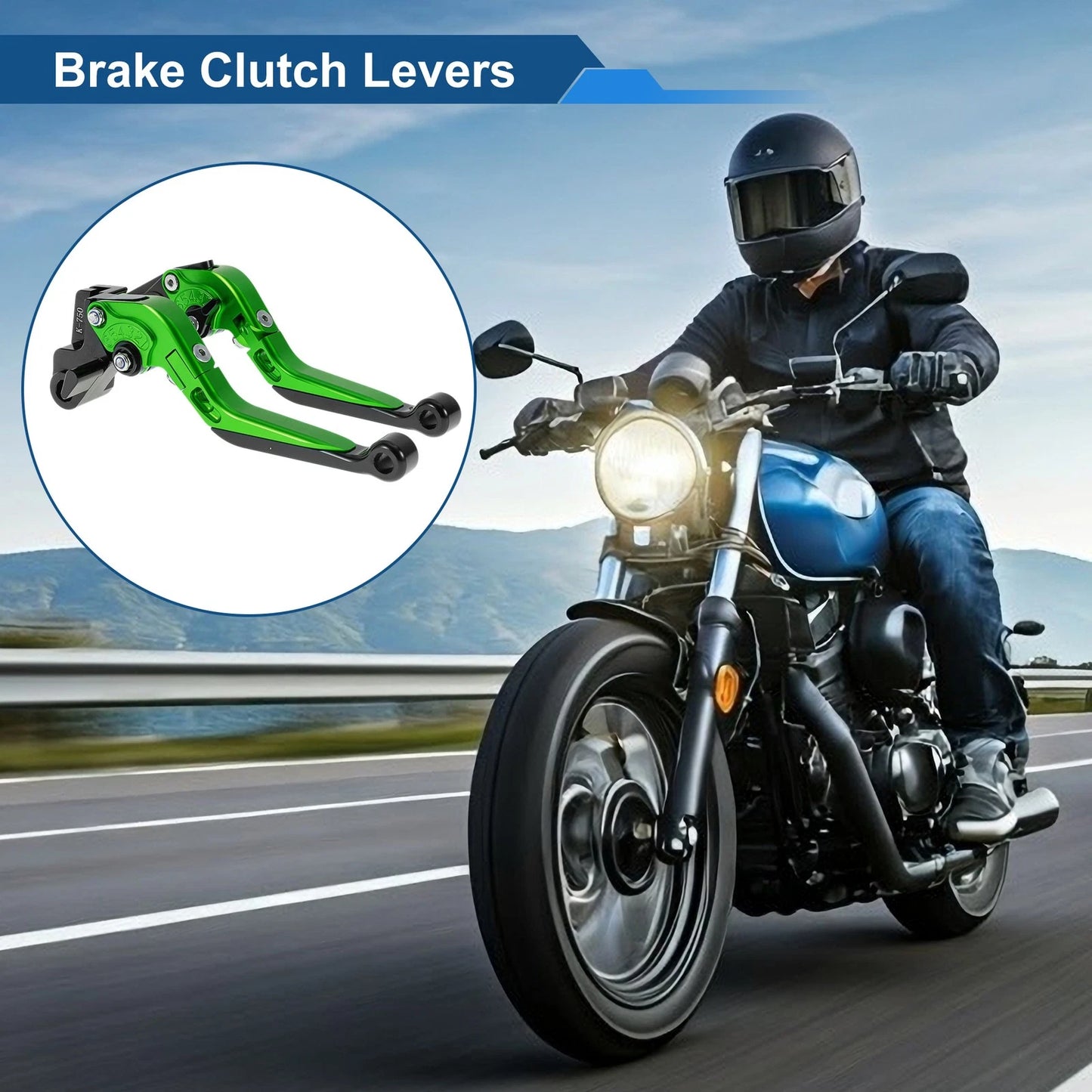 2 x Brake Clutch Levers for Kawasaki NINJA650R (2009–2016)