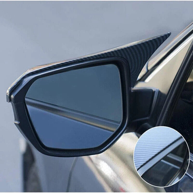 Rear View Mirror Cover Cap Trim for Honda Civic 2016-2021 Carbon Black