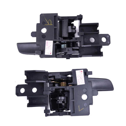 Interior Door Handle Black Pair Fits Mitsubishi Mirage 5D Hatchback 2012-18 D06