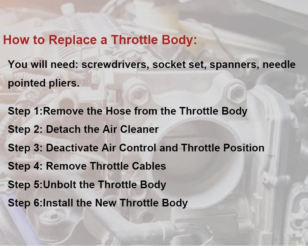 Throttle Body for Toyota Highlander & Tacoma (2016–2021)