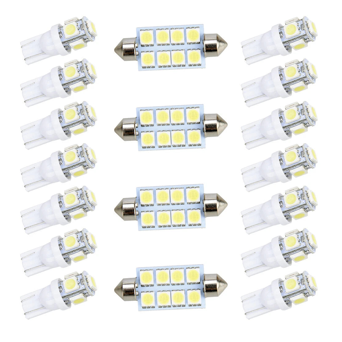 18Pc White LED Interior Light Package for Ford Expedition (2003-2014)
