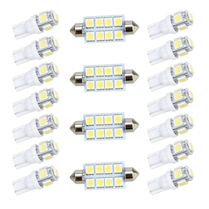 18Pc White LED Interior Light Package for Ford Expedition (2003-2014)