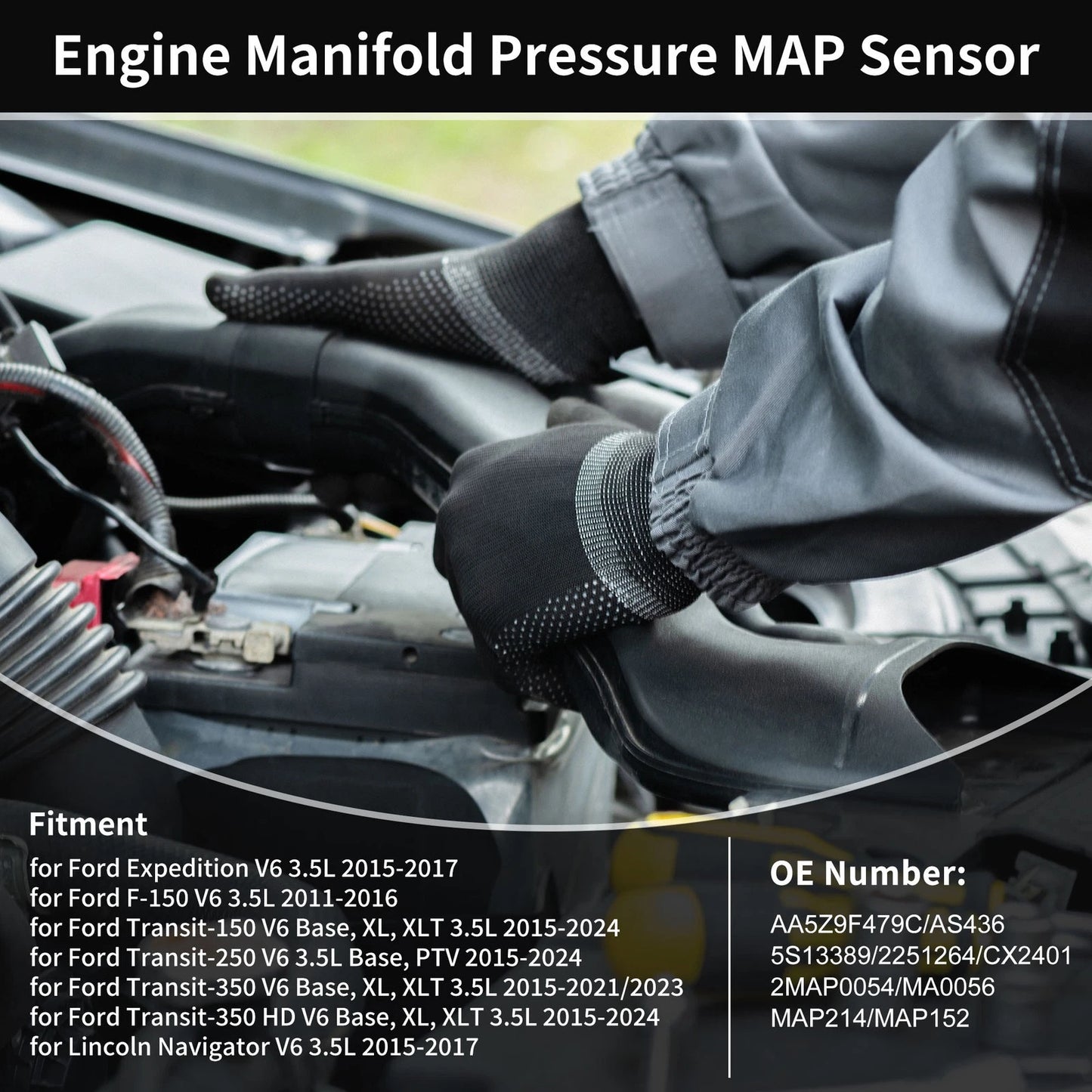 MAP Sensor for Ford F150 3.5L (2011-2016)