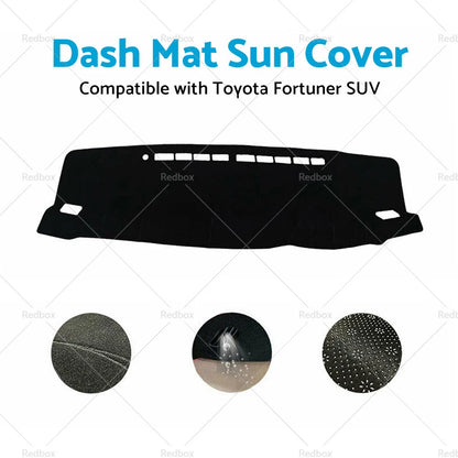 Dash Mat for Toyota Fortuner 2015-2021 SUV Dashboard Cover Non-slip
