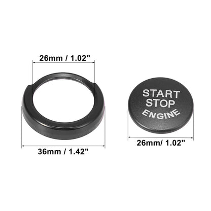 Car Start Stop Button Cover Cap Kit for BMW 1 2 3 4 Series X1 X2 (2011-2023)