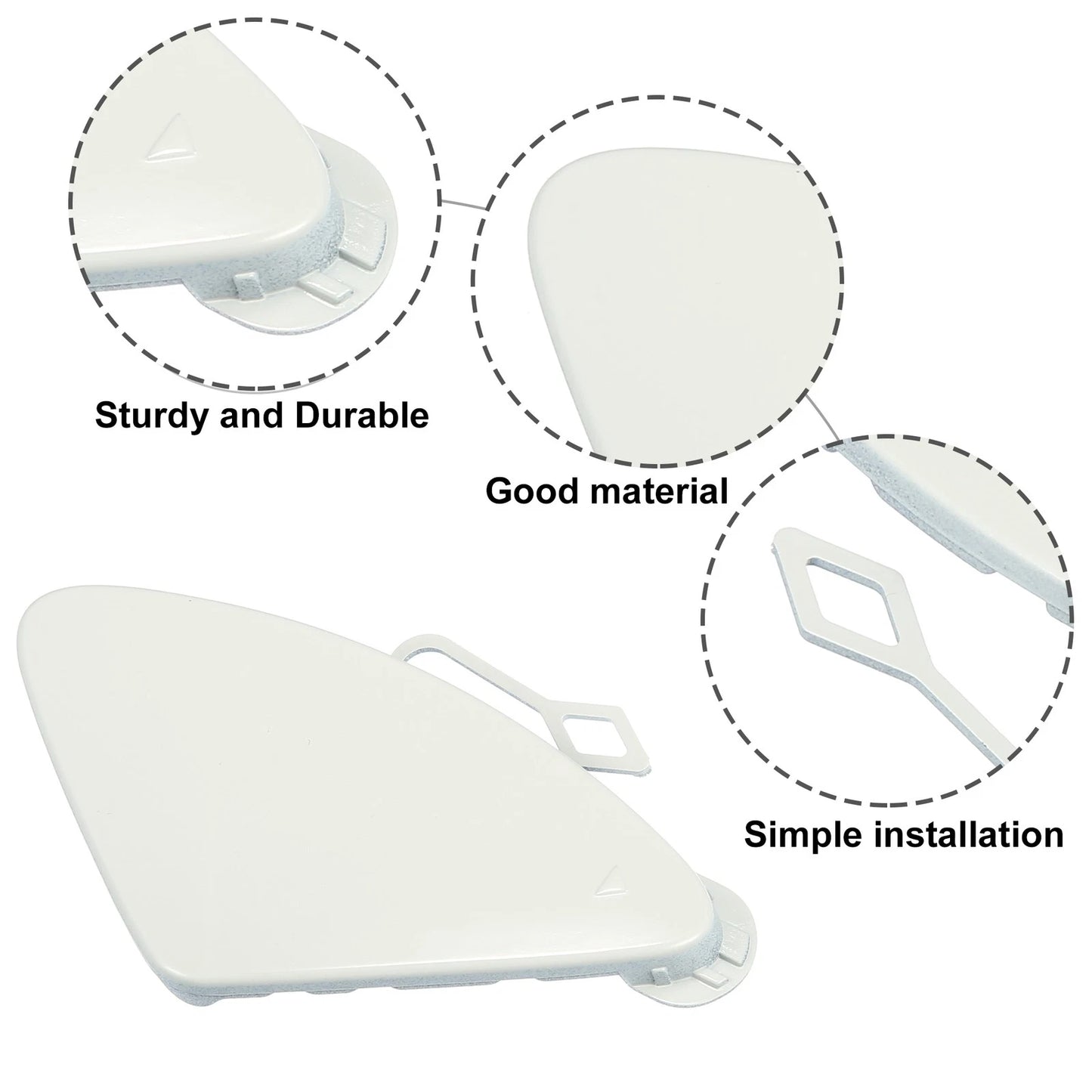 Front Right Bumper Tow Hook Cover for BMW 320i (2012-2019)