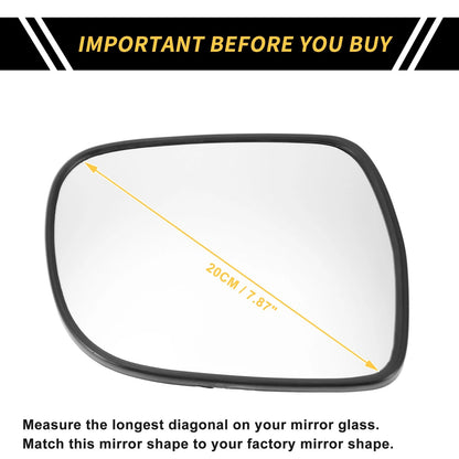 Heated Right Side Mirror Glass for Toyota Tacoma (2005-2011)