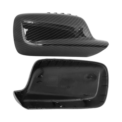 Carbon Fiber Look Side Mirror Covers for BMW E46 E65 (2000-2006)