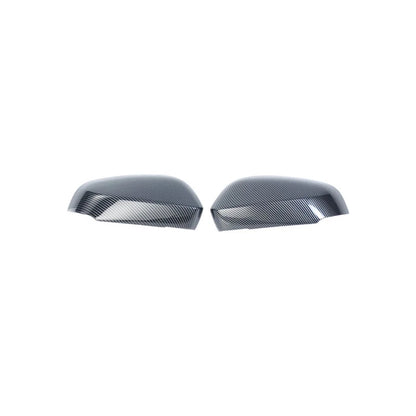 Carbon Fiber Side Rearview Mirror Cap Cover Trim for Toyota BZ4X (2022–2024)