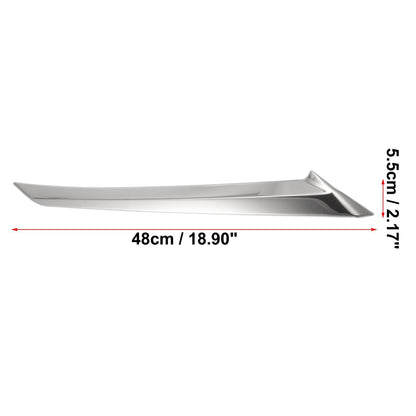 Front Headlight Eye Lid Covers for Toyota Camry SE XSE (2018-2020) Silver Tone