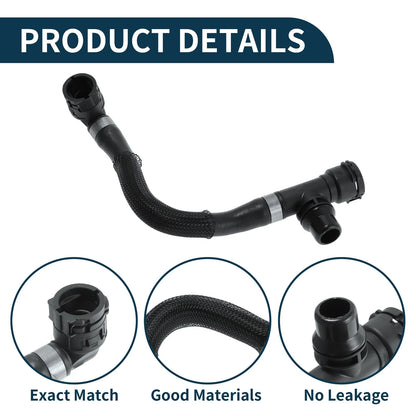 Radiator Hose 3.0T for BMW 540Li G38 Rubber Coolant Black