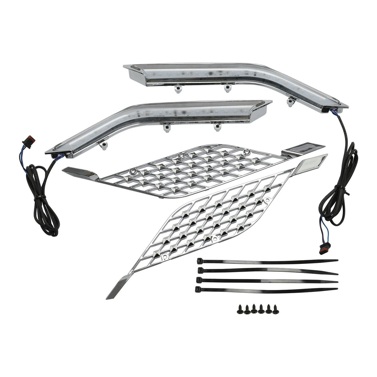 LED Radiator Grill Decorative Lights for Honda Goldwing Tour (2018-2023)