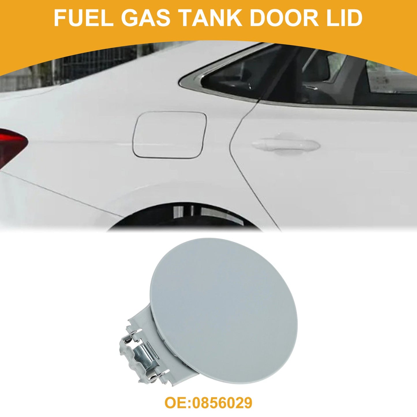 Fuel Tank Door Cap for Chevy Silverado 1500 (1999-2006) Black