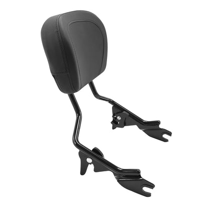 Detachable Backrest Sissy Bar Luggage Rack for Harley Street Glide (2009-2025)