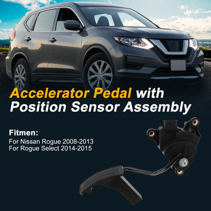 Accelerator Pedal Assembly with Position Sensor for Nissan Rogue (2008-2013)