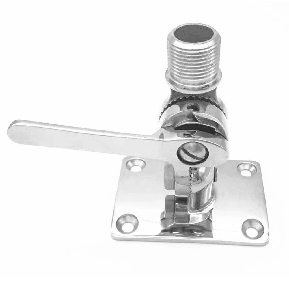 Quality 316 Stainless Steel Boat Antenna Base Mount Adjustable for All Boats