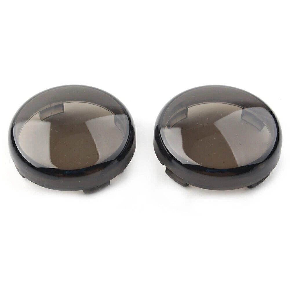 Smoke Turn Signal Lens Covers for Harley Touring Softail Dyna