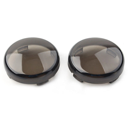 Smoke Turn Signal Lens Covers for Harley Touring Softail Dyna