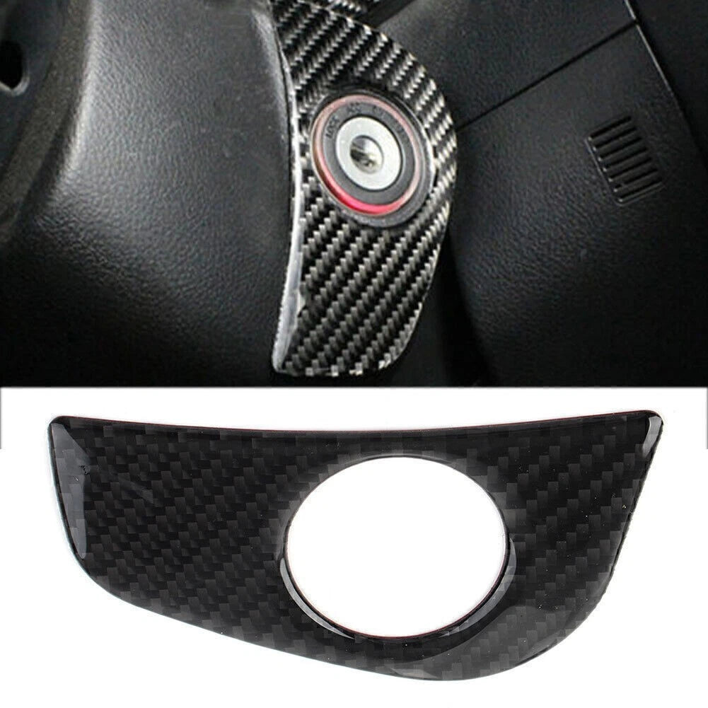 Carbon Fiber Ignition Switch Start Button Frame Trim for Subaru Forester (2013-2018)