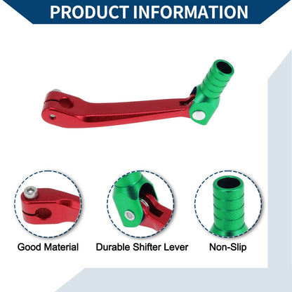 Folding Shifter Lever for Honda CRF150F 2003-2017 Red & Green
