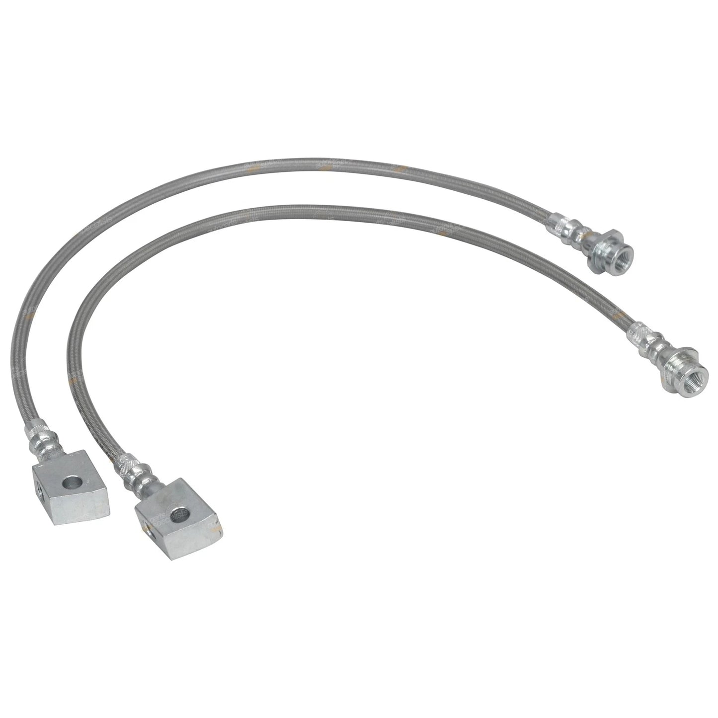 Extended Braided Brake Hose Line Set for Patrol GU (2000 - 2014)