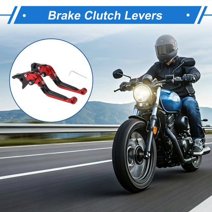2 x Adjustable Short Long Brake Clutch Levers for Yamaha YZF R1 (2002–2003)