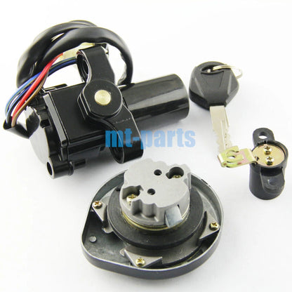 Yamaha XT660R XT660X Ignition Key Switch Fuel Tank Cap Lock Set (2004-2014)