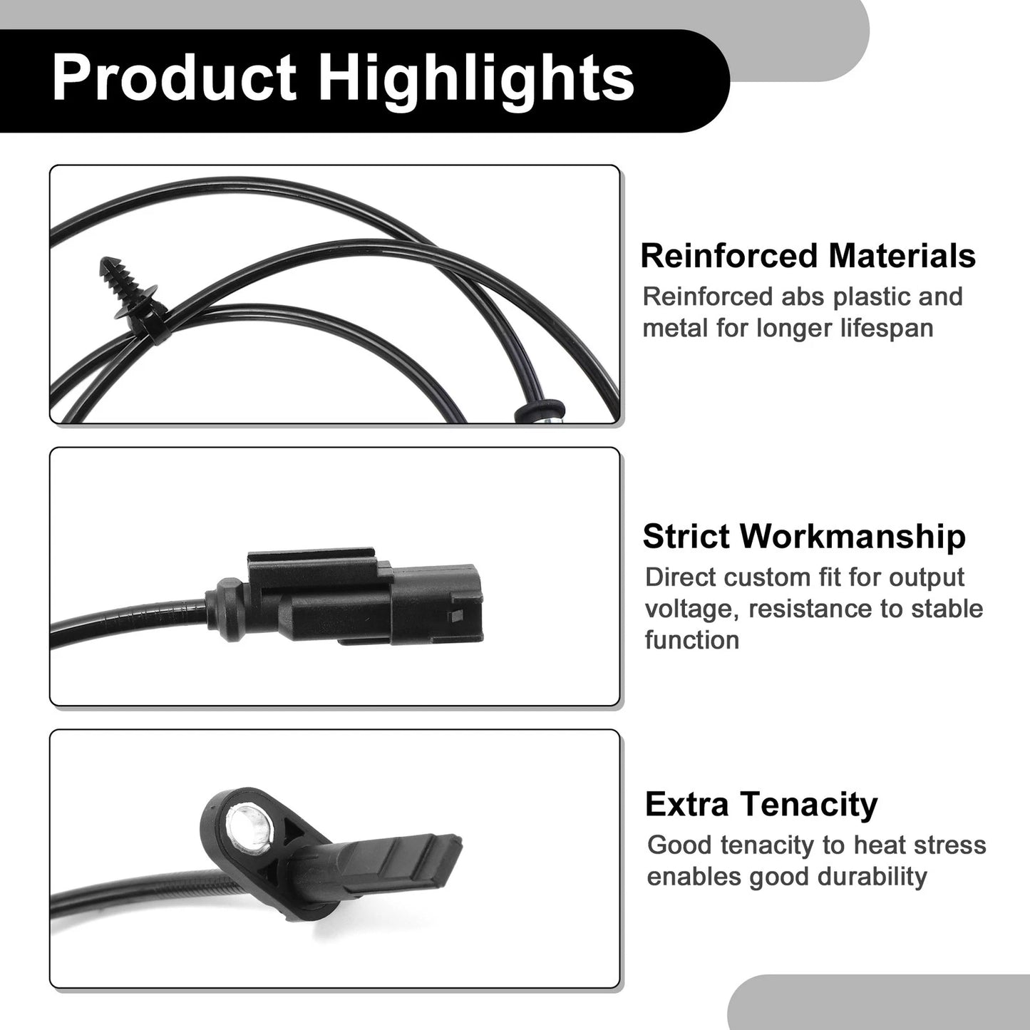 ABS Wheel Speed Sensor for Ford Edge (2011-2012)