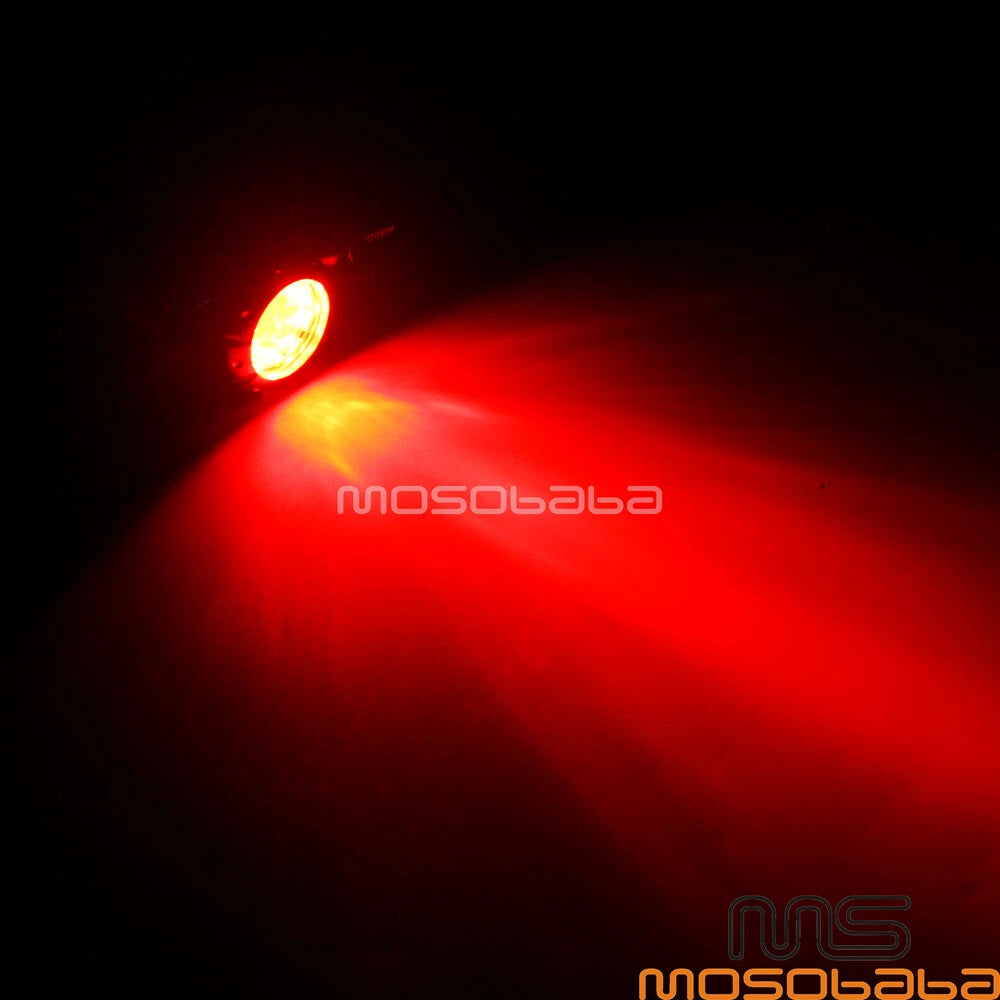 LED Brake Running Turn Signal Lights Red & Amber for Harley Dyna Kawasaki