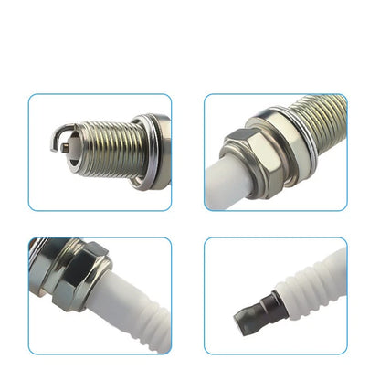 Spark Plugs & Ignition Lead Set for Kia Rio JB 1.4L Hatchback (2006-2011)