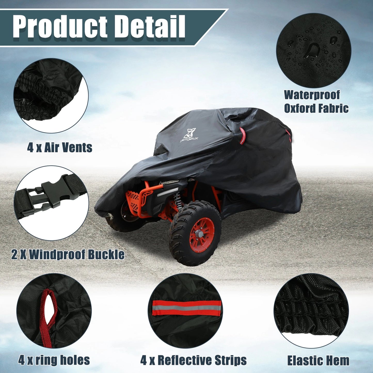 UTV Cover 4-6 Seats Storage for Can-Am Maverick X3 Max R Turbo (2017–2023)