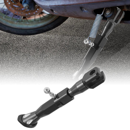 Kickstand Side Support Stand CNC Aluminum Alloy Black for Motorcycle