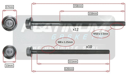 Head Gasket+Head Bolts for Ford Everest UA 3.2L