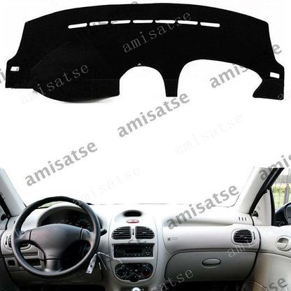 Dash Mat for Peugeot 206 Dashboard Cover Pad Anti-sun Anti-cracking (2000-2012)