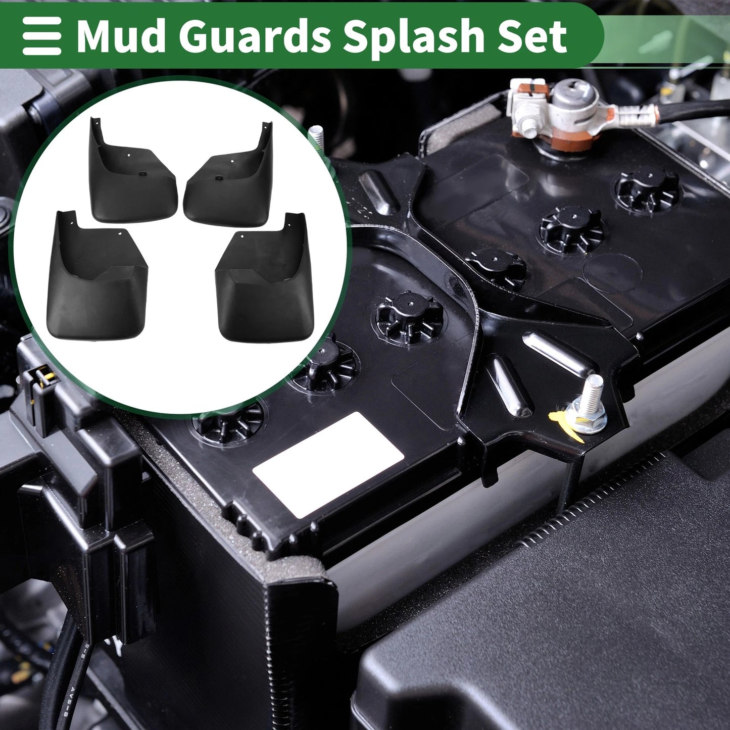 Mud Flaps Splash Guards for Chevrolet Trail Blazer (2002-2009)