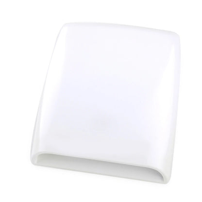 Air Flow Intake Hood Scoop Vent Cover Trim for White Car SUV
