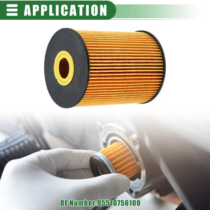 1x Engine Oil Filter for Porsche Cayenne
