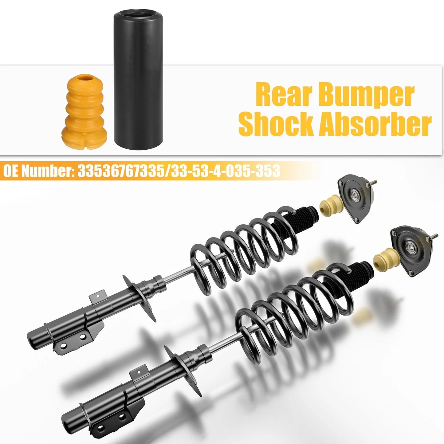 Rear Bumper Shock Absorber Dust Cover for BMW (2006-2013)
