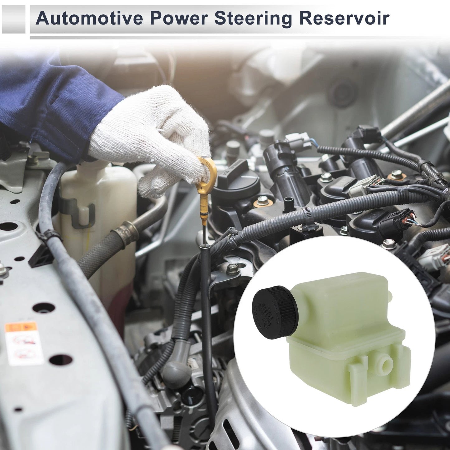 Power Steering Reservoir 1 Pc for Mazda 6 (2006-2007) Beige